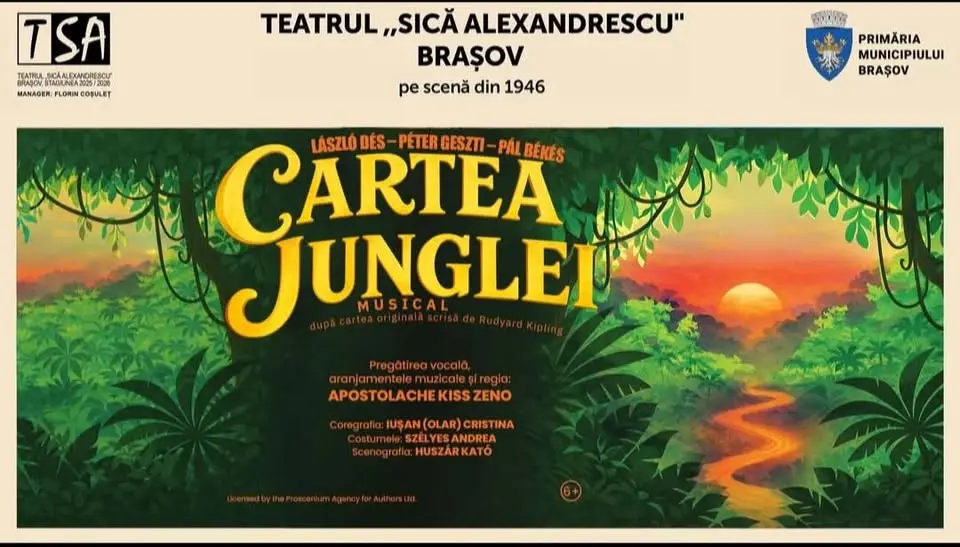 CARTEA JUNGLEI - MUSICAL PENTRU TOATĂ FAMILIA