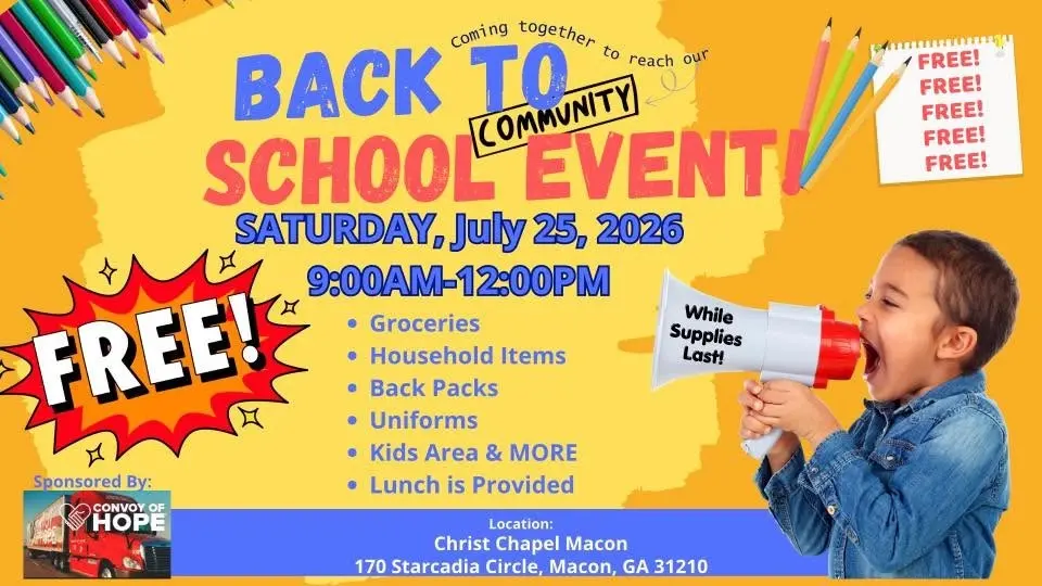 Community Back to School Event