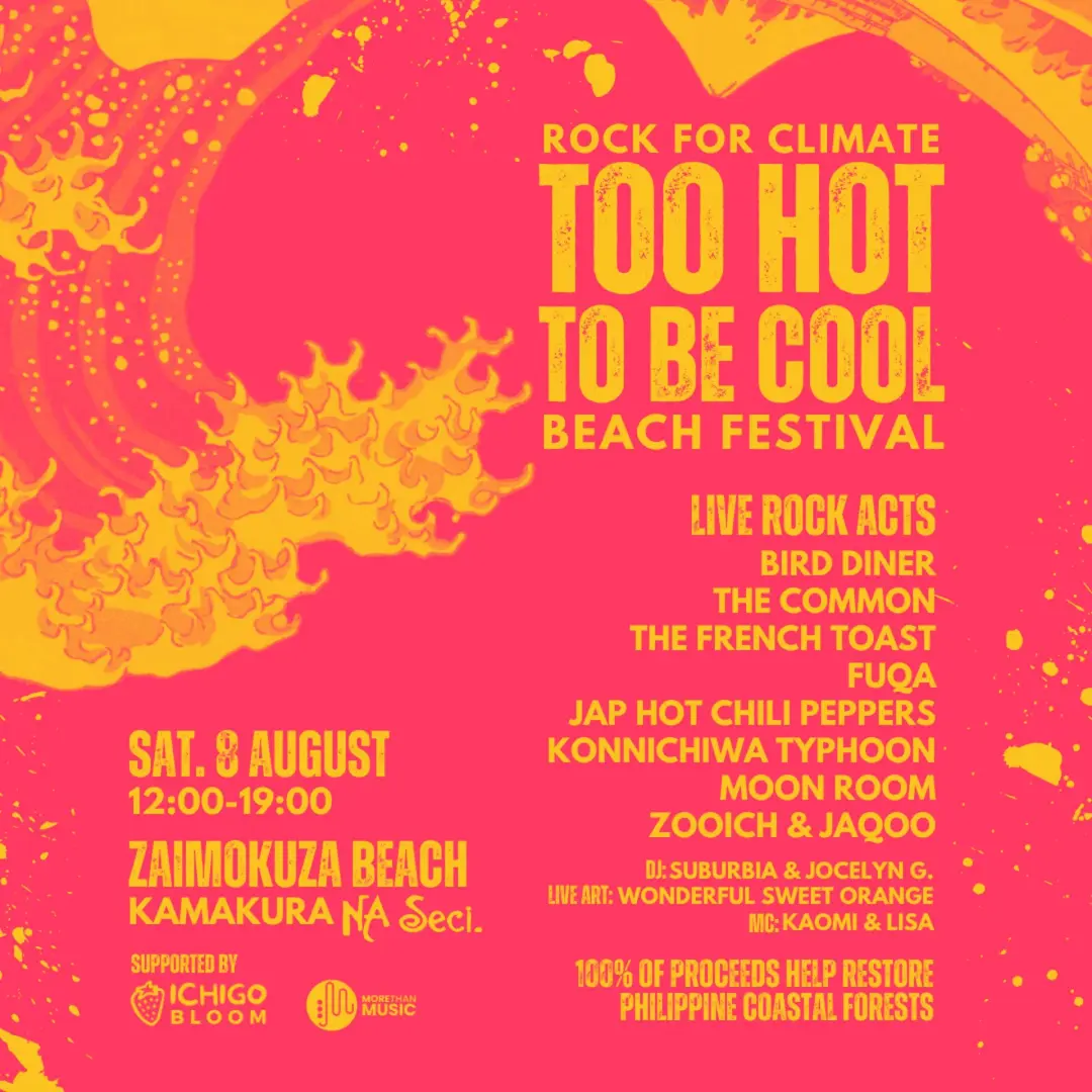 Too Hot to Be Cool Beach Festival | Rock for Climate