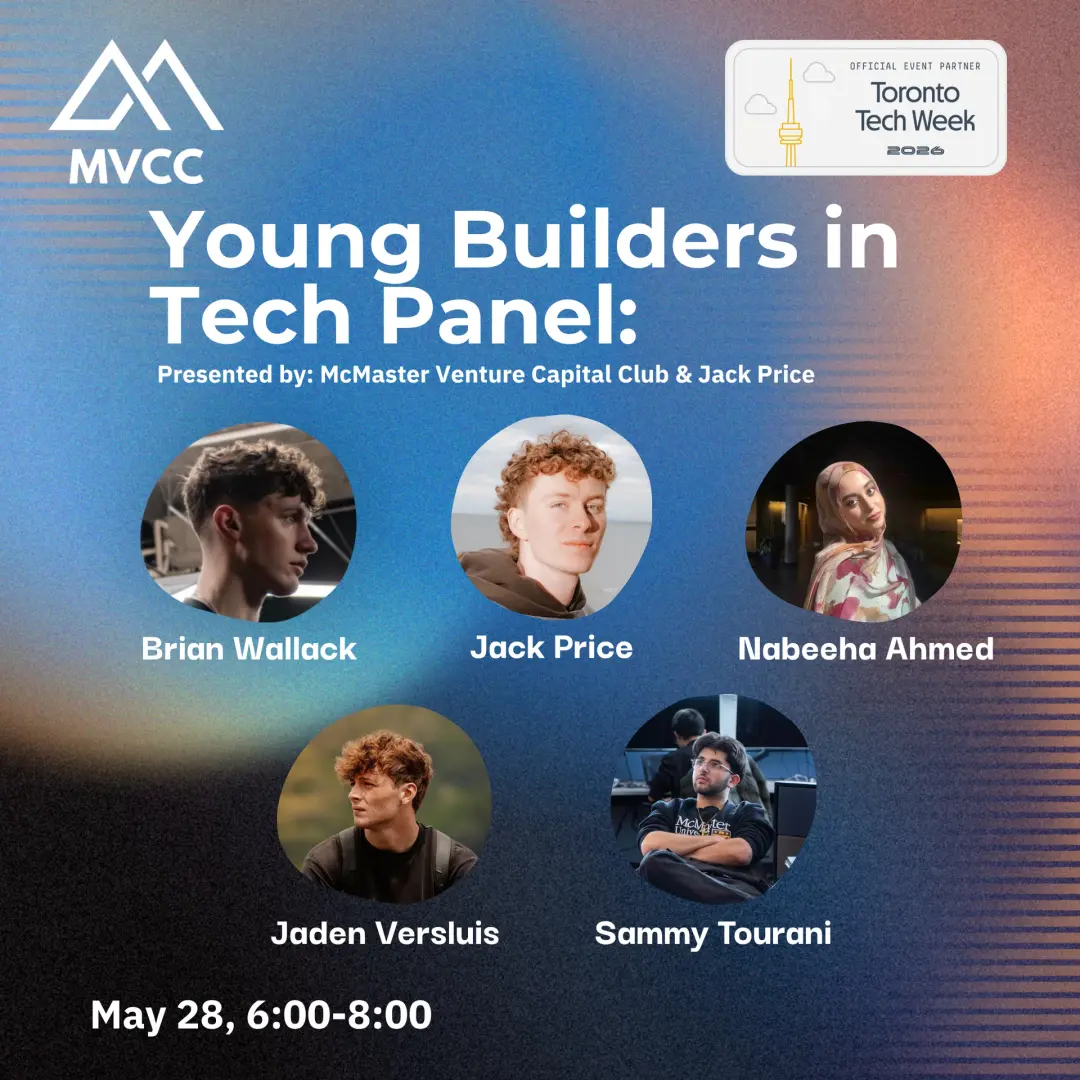 McMaster Venture Capital Club x Jack Price: Young Builders in Tech