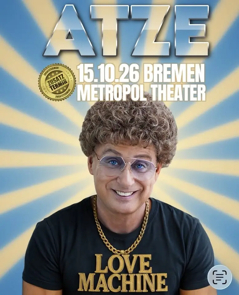 ATZE SCHRÖDER „Love Machine“ // Bremen (Zusatztermin)