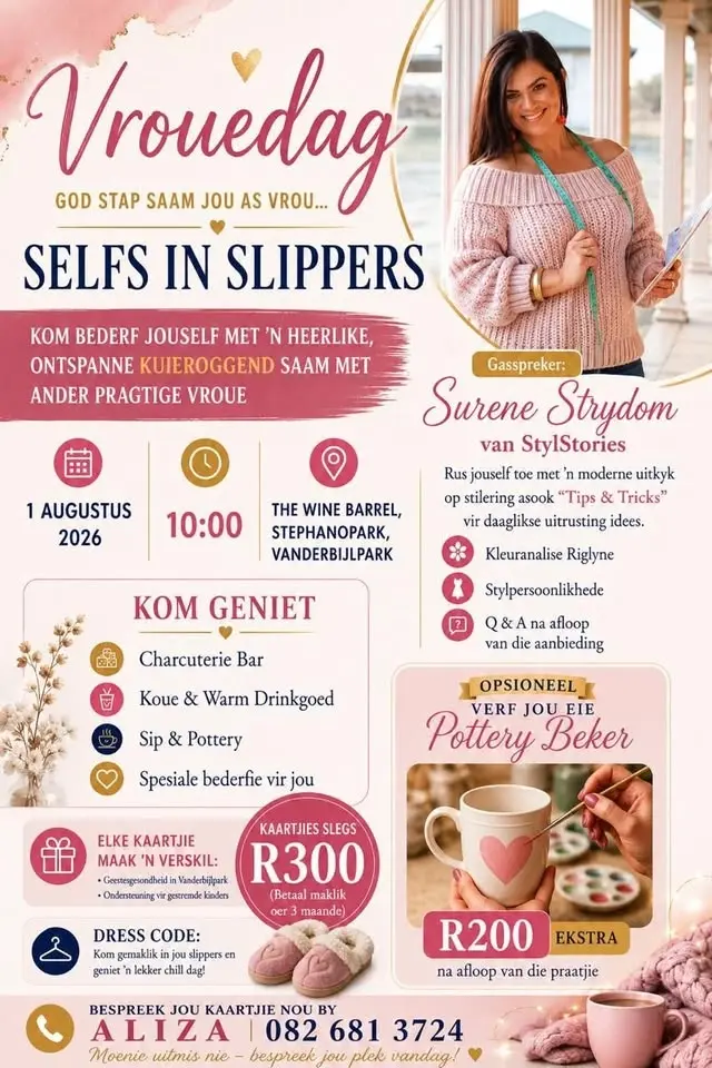 GOD Stap saam jou - al is dit in slippers
