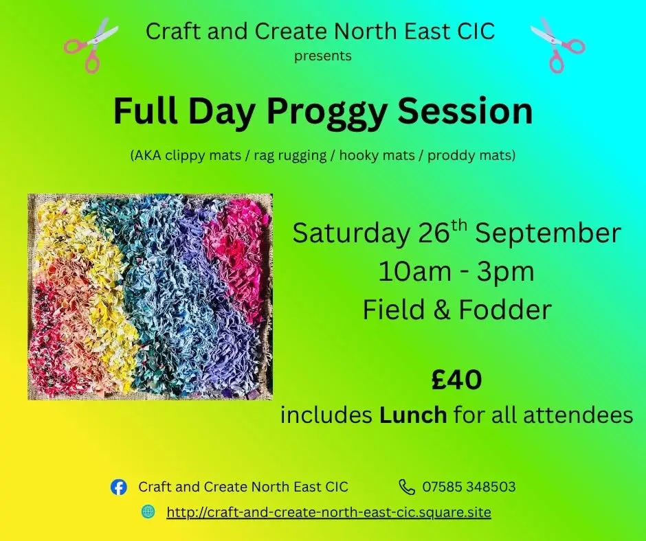 **SOLD OUT** Proggy: Full day session (Field & Fodder)