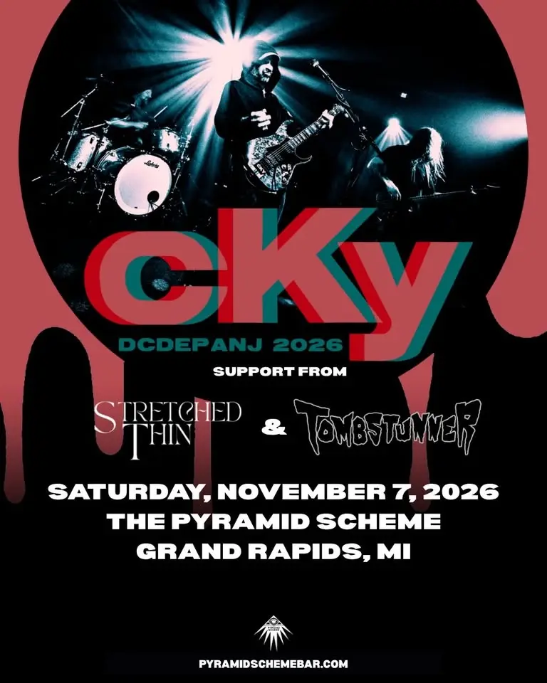 RESCHEDULED: CKY + Tombstunner + Stretched Thin