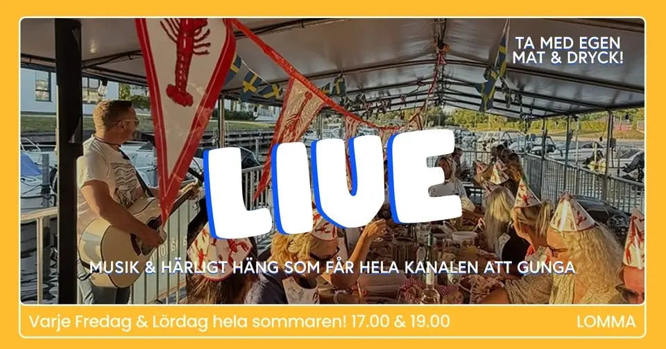 Live-trubadur på LommaFlotten
