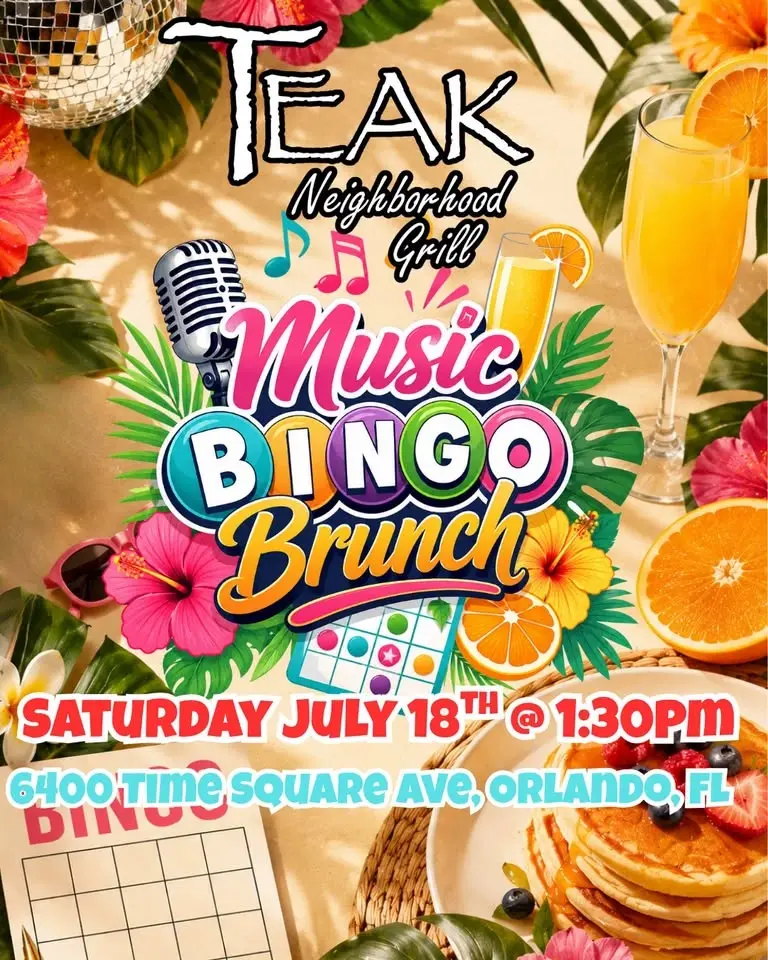 Music Bingo Brunch @ Teak Neighborhood Grill Orlando