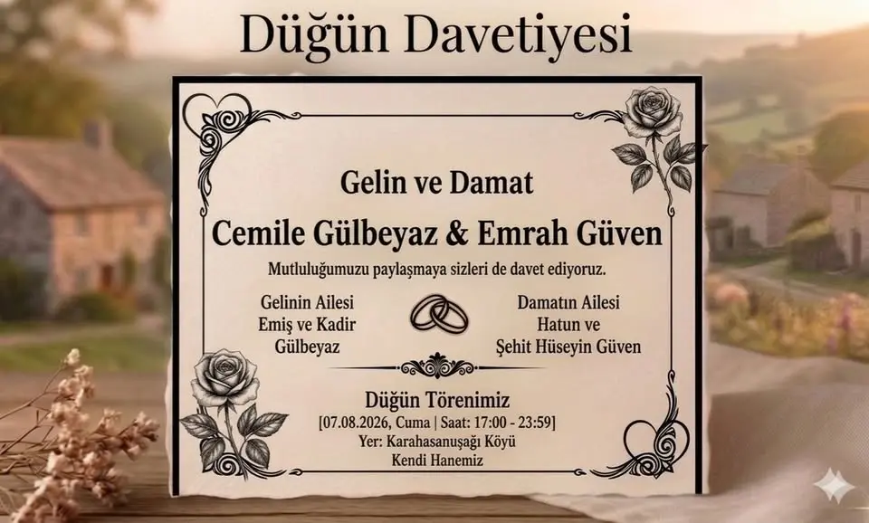 Cemile Gülbeyaz & Emrah Güven