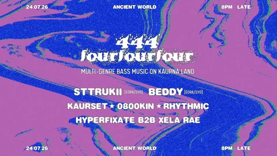 fourfourfour // 24.07.2026 @ Ancient World