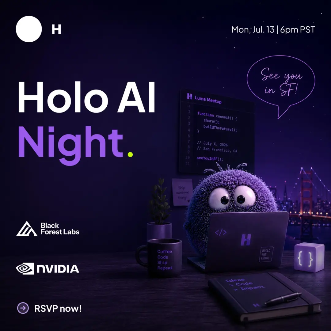 Holo AI Night w/ NVIDIA & Black Forest Labs
