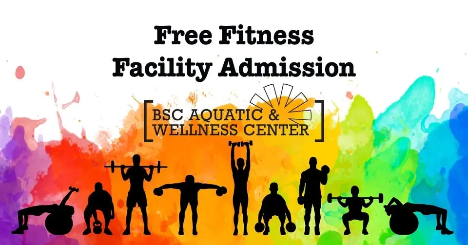 Free Fitness Facility Admission- BSC Aquatic & Wellness Center