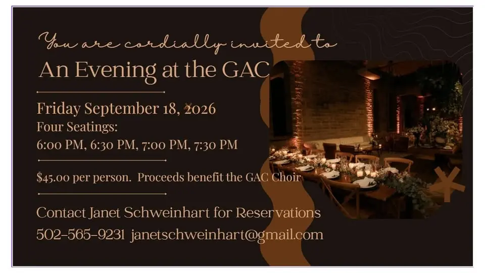 An Evening at the GAC