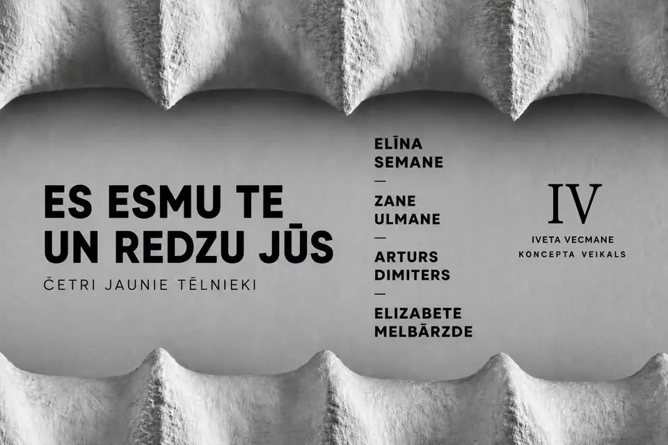 ES ESMU TE UN REDZU JŪS // izstādes atklāšana