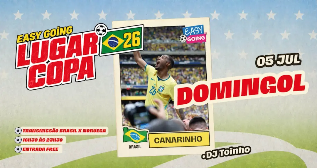 Domingol: Jogo Do Brasil No Telão + Dj Toinho