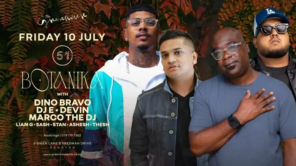 🌿 THE GREENHOUSE - BOTANIKA – DINO BRAVO x MARCO THE DJ x DJ E x DJ DEVIN