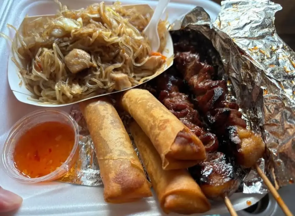 Pinoy BBQ @ Woodlawn neighborhood Raleigh 