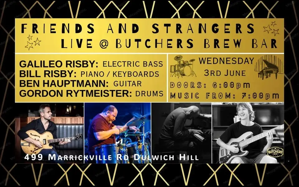 FRIENDS & STRANGERS - LIVE AT BUTCHERS BREW BAR!