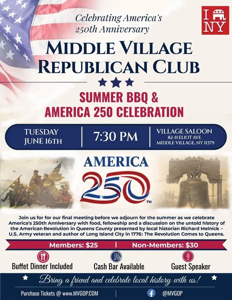 Summer BBQ, America 250 Celebration & Discussion with Local Historian Richard Melnick