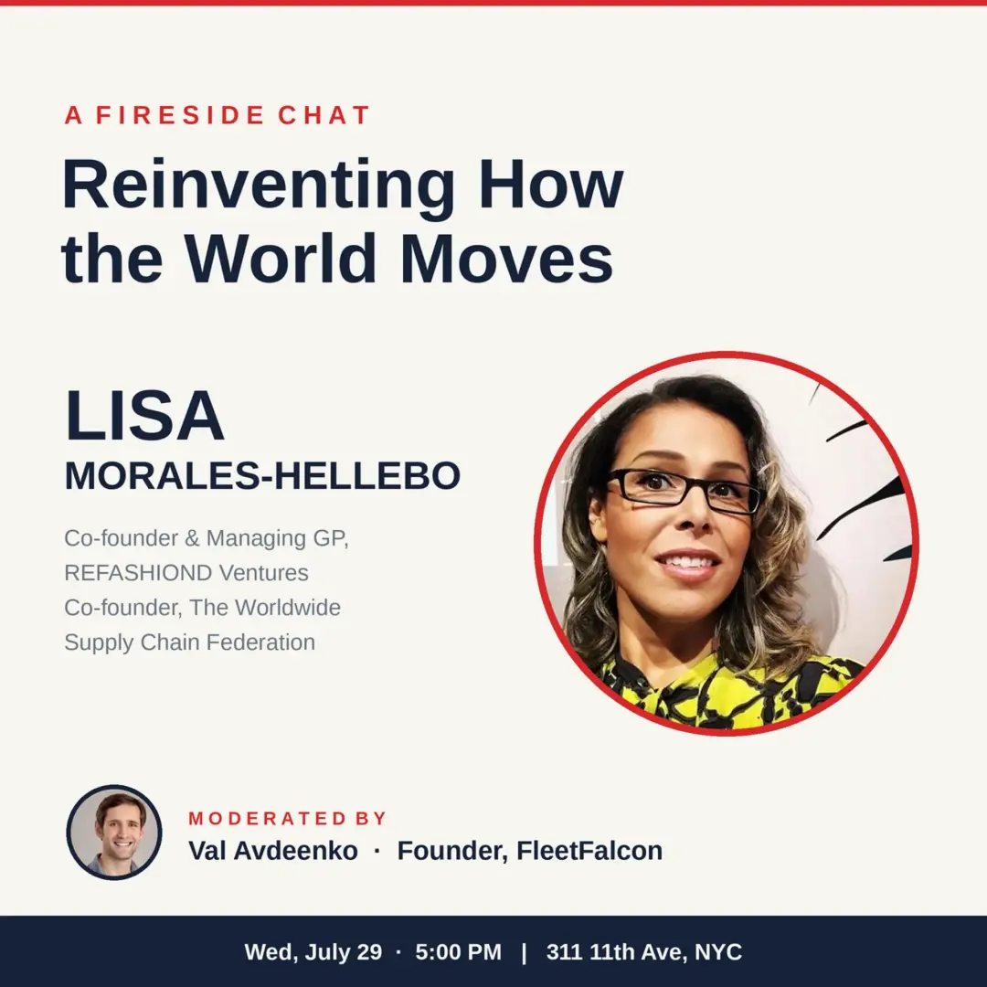 Fireside Chat with Lisa Morales-Hellebo (Worldwide Supply Chain Federation & REFASHIOND Ventures)