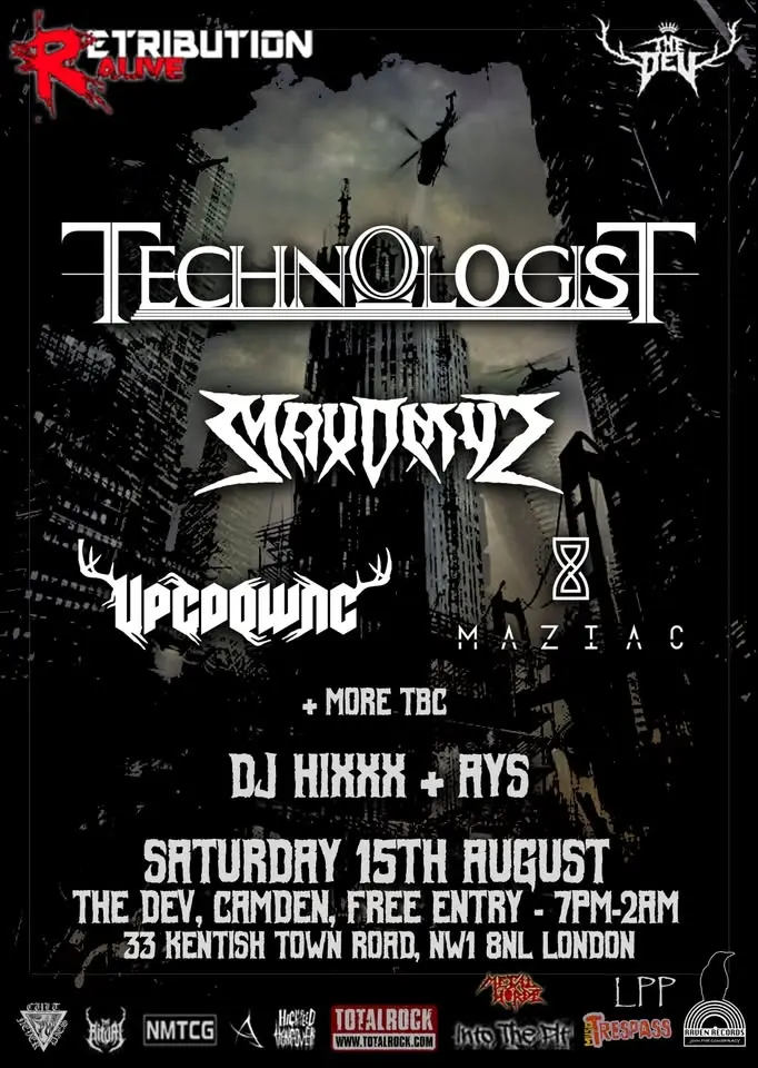 Retribution Alive: Technologist / Maxdmyz / Upcdownc / Maziac + guests