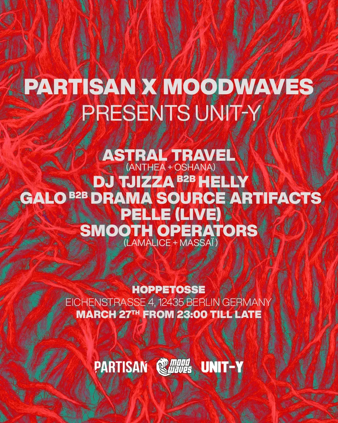 Partisan x Moodwaves present: UNIT-Y