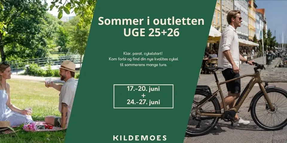 Klar, parat, cykelstart! 🌞🚲 Sommer i Kildemoes Factory Outlet