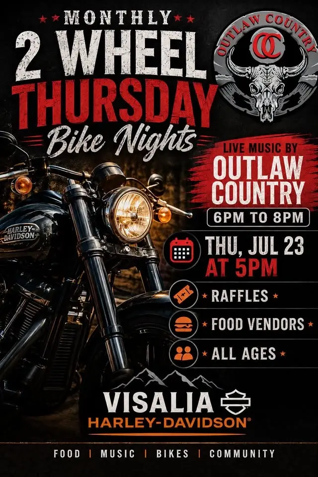 Monthly 2 Wheel Thursday Bike Nights 