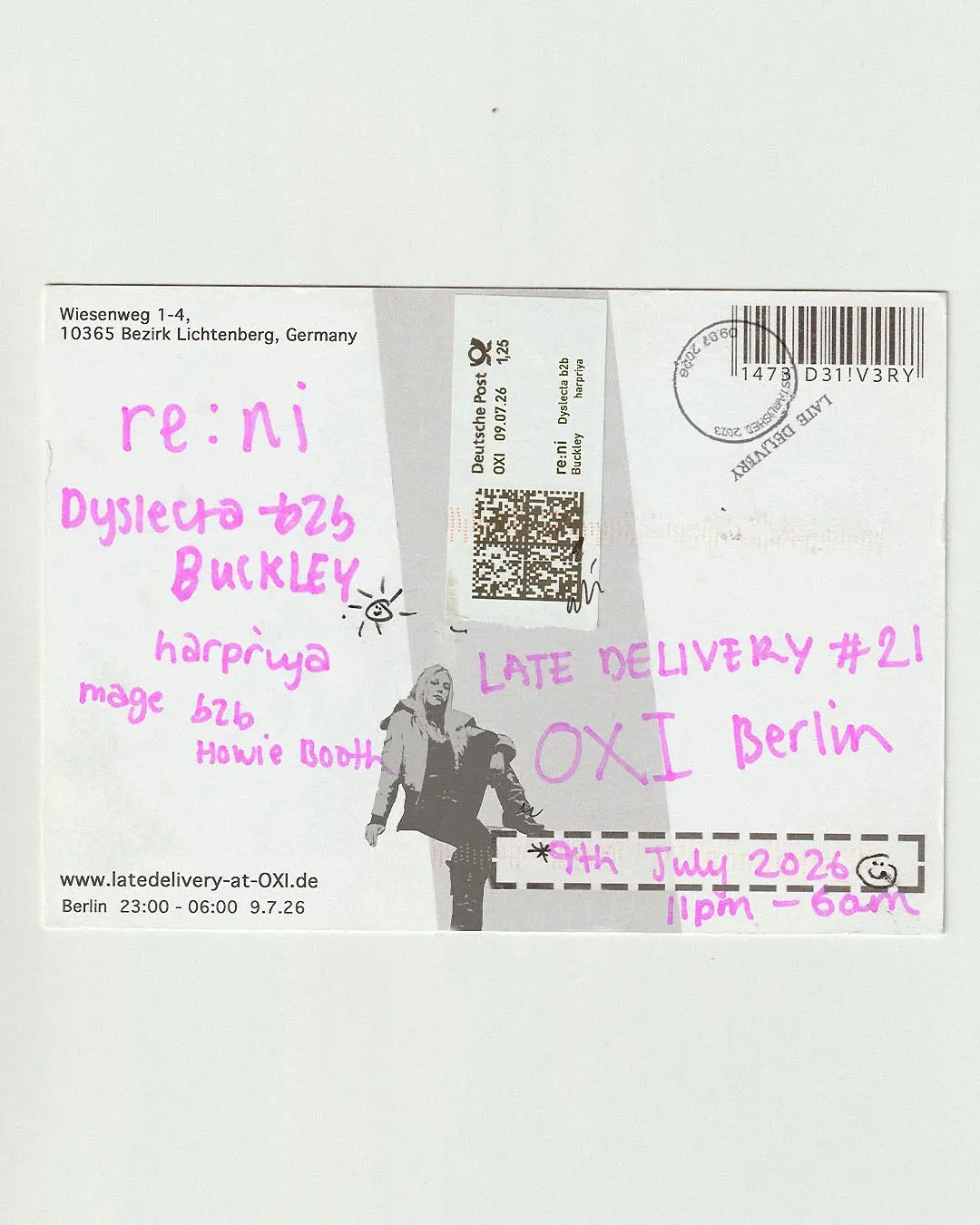 Late Delivery #21: re:ni + Dyslecta B2B Buckley