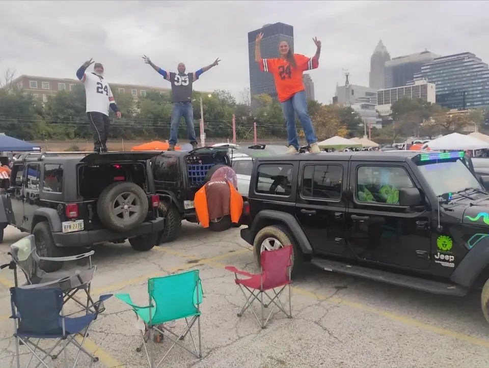 Jeeps Invade the Muni-Lot Football Tailgate Party