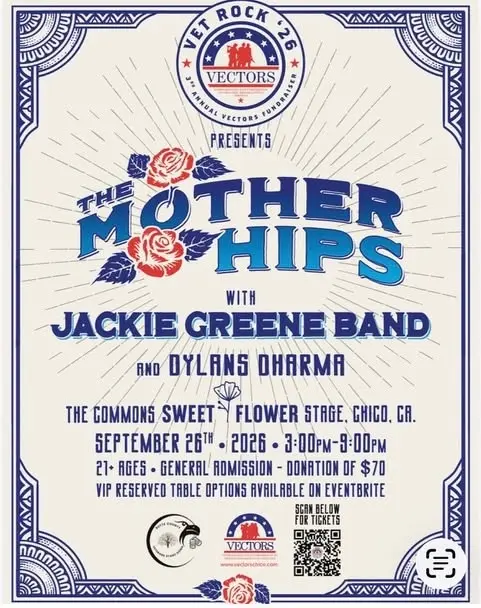Vet Rock ‘26 Veterans Fundraiser w/ The Mother Hips and Jackie Greene