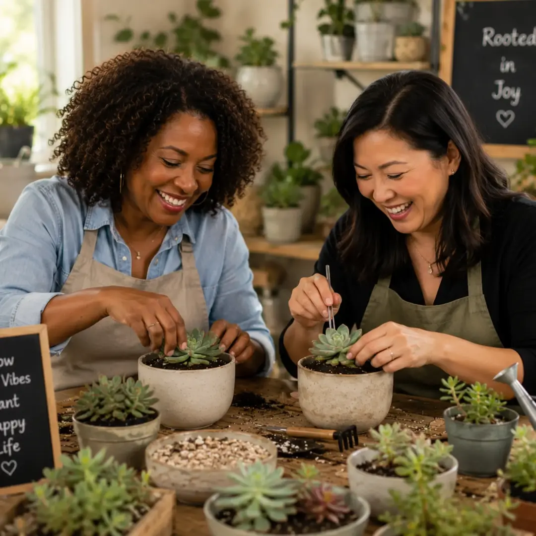 (Free) Los Angeles-area women's 35+ meetup, Succulent Arranging