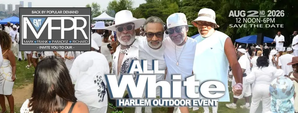 HARLEM ALL WHITE OUTDOOR EVENT