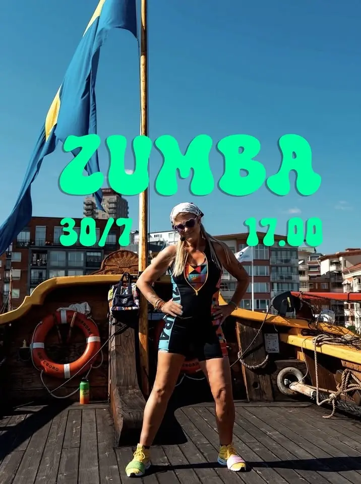 Zumba ombord Ostindiefararen - 30/7