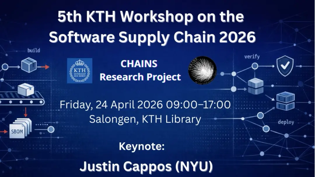 5th KTH Workshop on the Software Supply Chain 2026