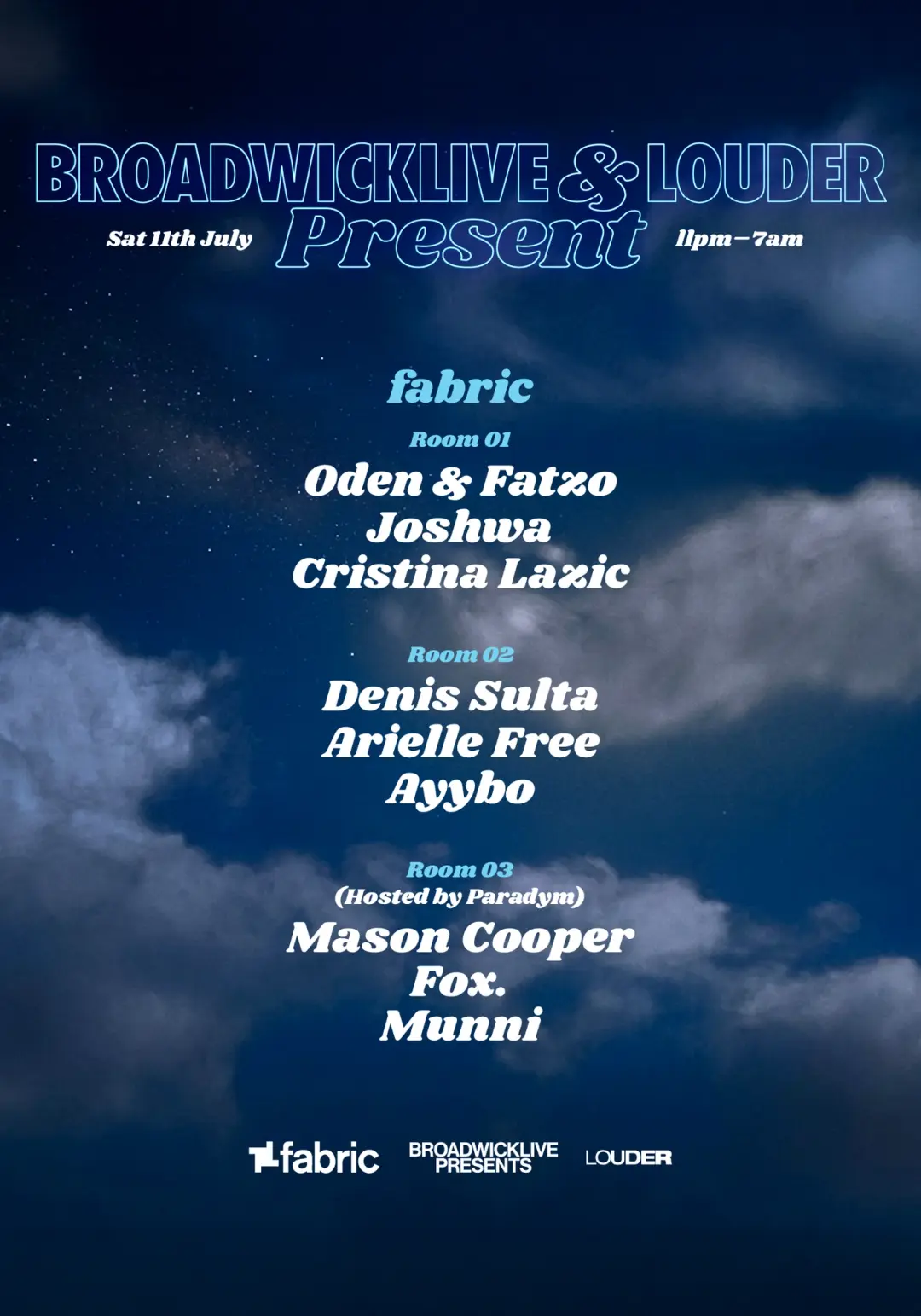 Oden & Fatzo, Denis Sulta, Joshwa, Cristina Lazic, Arielle Free, Mason Cooper + more