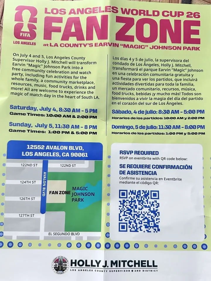 World Cup party and viewing