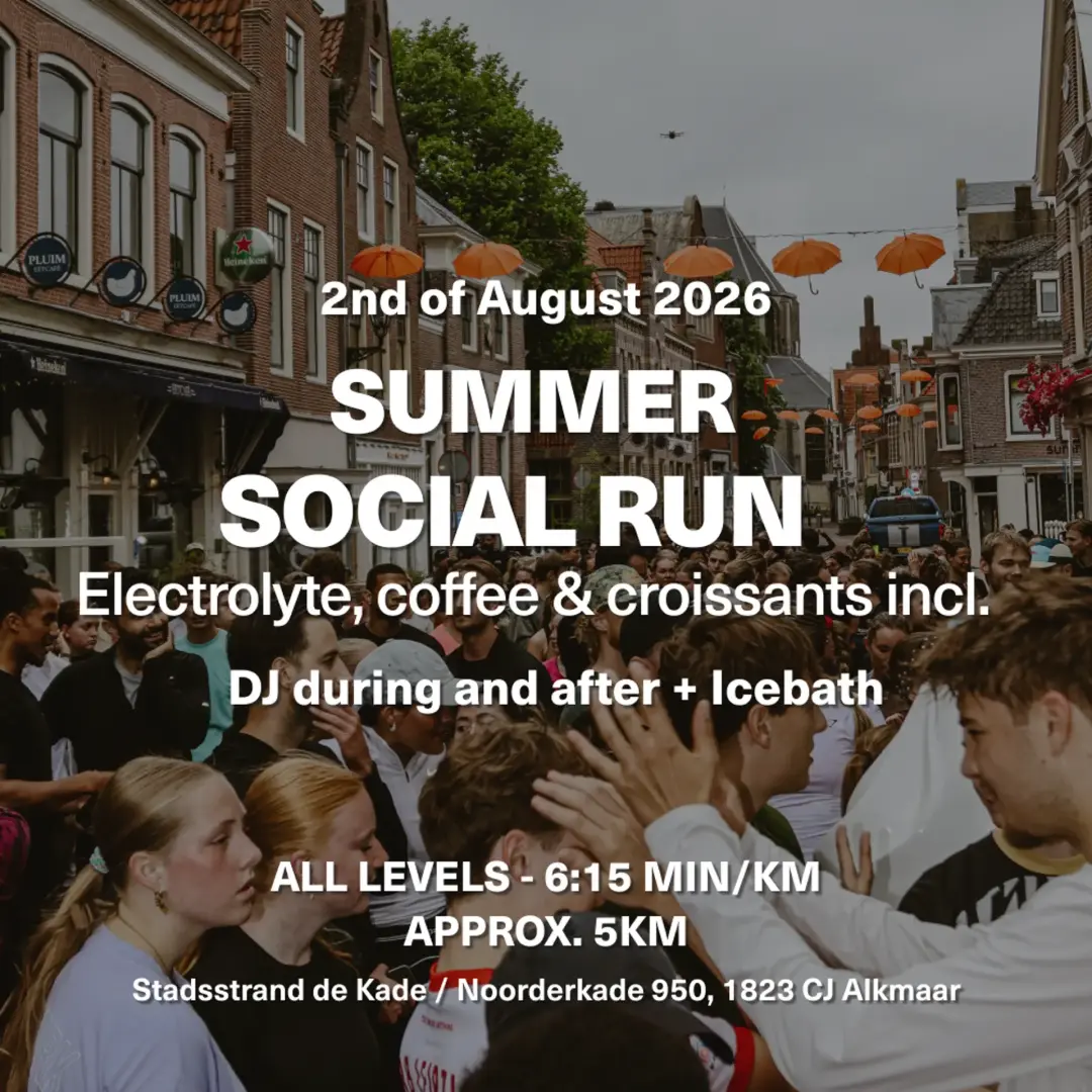 Morning Culture Club - Summer run with Electrolytes, Croissant, Coffee, Icebath and DJ