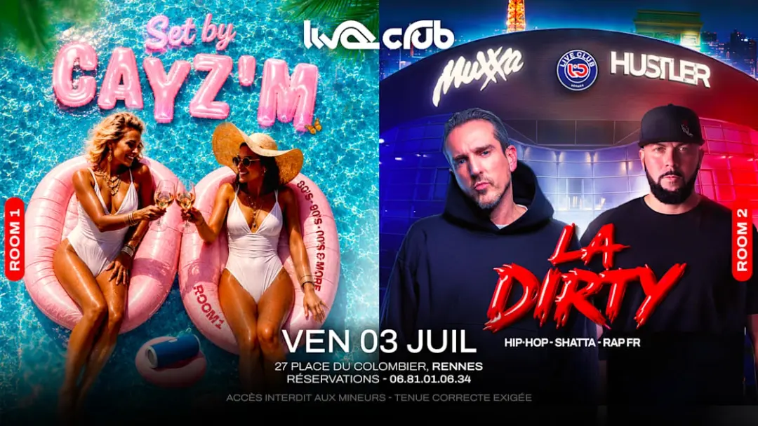 La Dirty : Cayz'm (R1) + Muxxa & Hustler (R2)