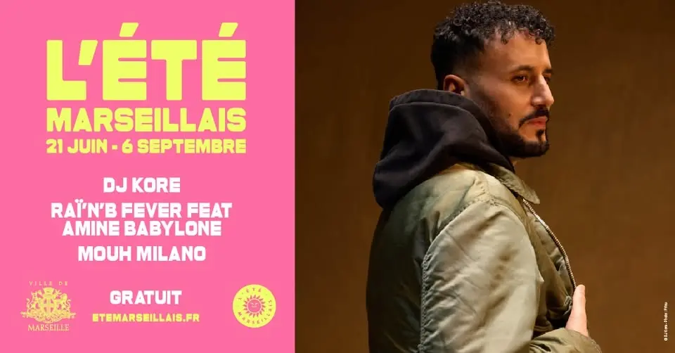 ☀️ DJ Kore - Raï’n’B Fever feat Amine Babylone et Mouh Milano sur la scène sur l’eau
