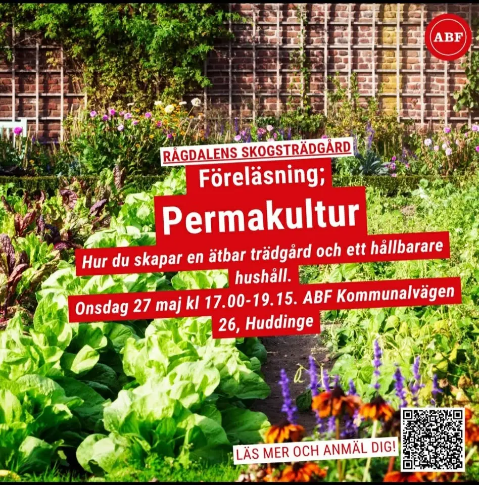 Föreläsning om Permakultur på ABF Huddinge,