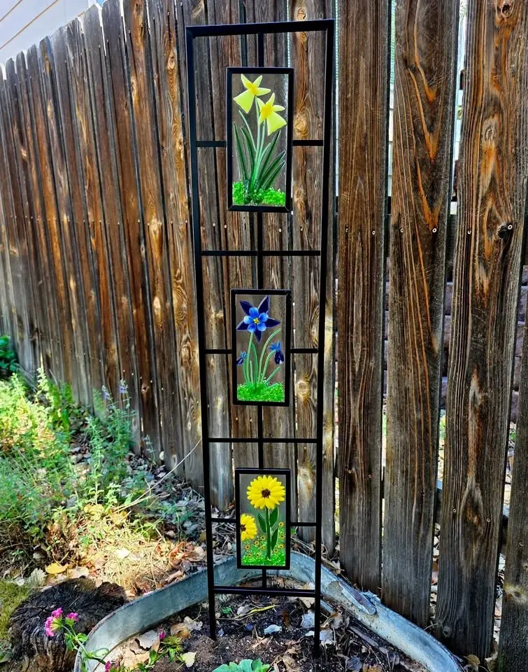 Fused Glass Garden Trellis Class