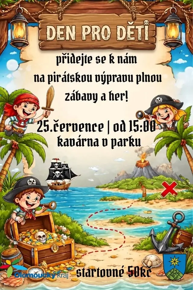 🏴‍☠️⚓ Pirátský den pro děti v parku! ⚓🏴‍☠️