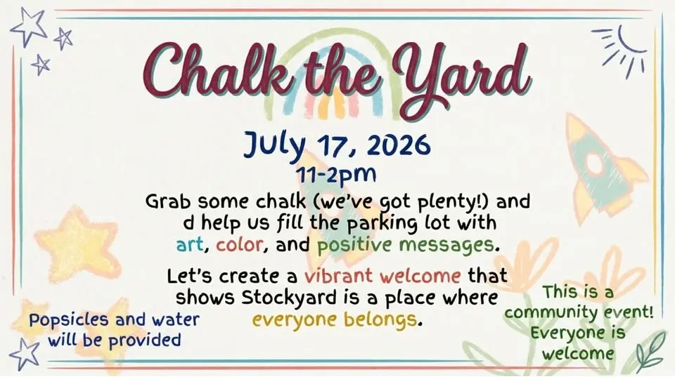 Stockyard Community Elementary & Middle Chalk the Yard