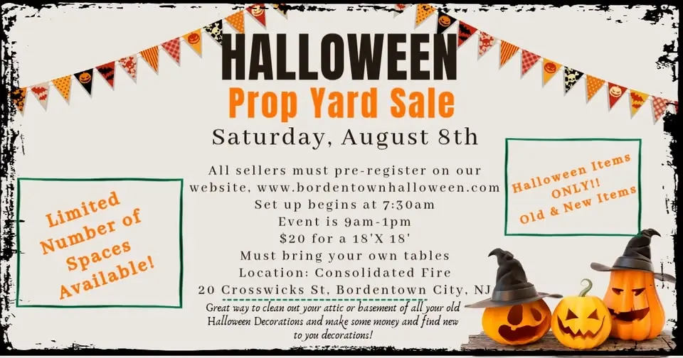 Halloween Prop Yard Sale