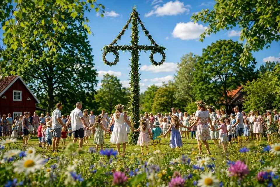 Midsommarfirande i Västra Tunhem 2026
