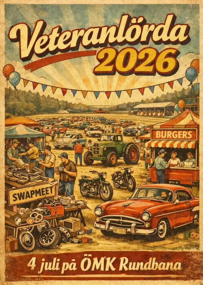 Veteranlörda 2026 - För fordon upp till 1975