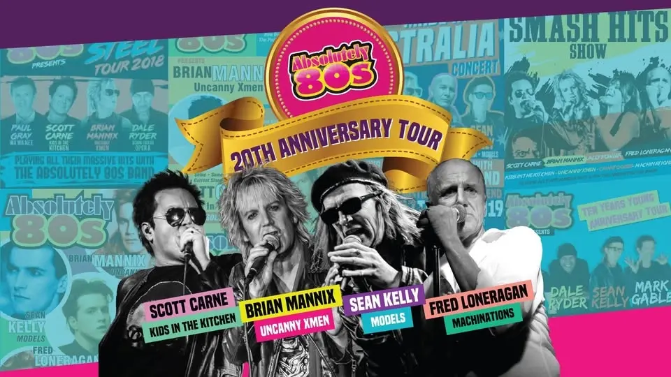Absolutely 80s Supergroup - Hornsby RSL - Showroom-Carne -Mannix-Kelly -Loneragan 