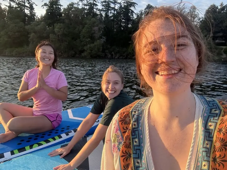 Sunset Paddle Board Yoga on the Gorge