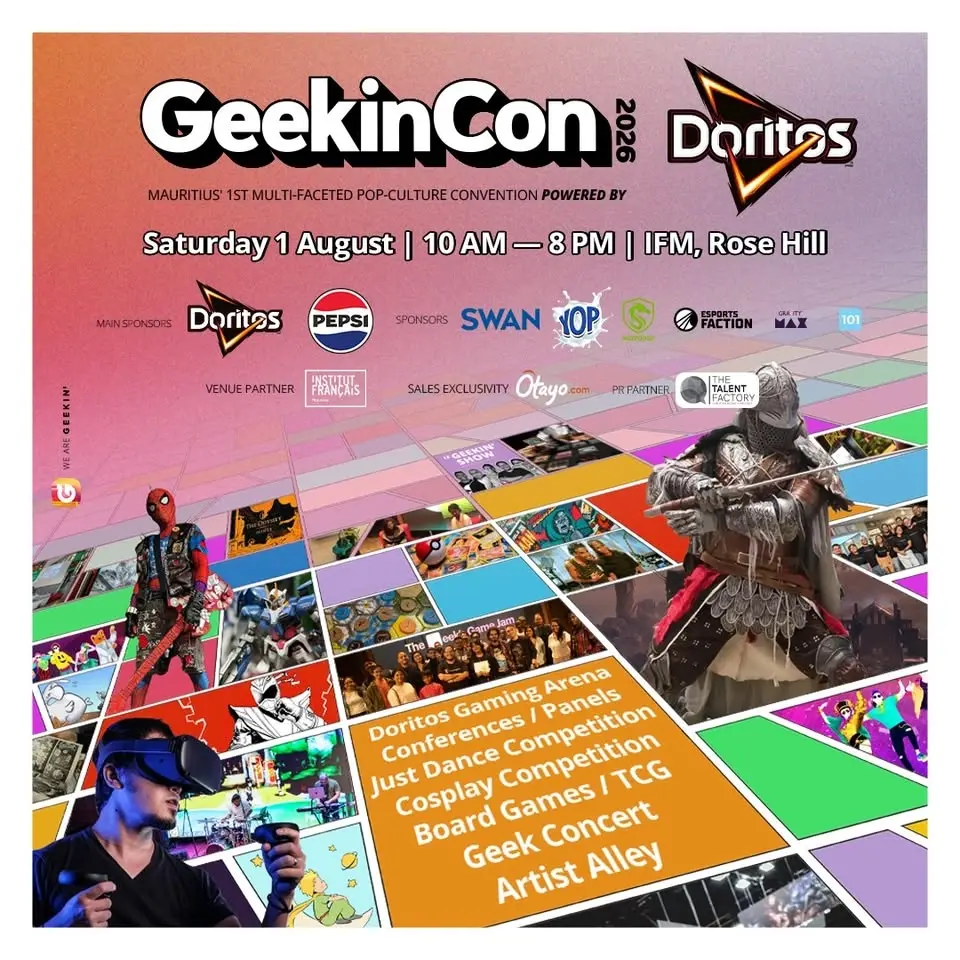 GEEKINCON 2026 — Mauritius’ 1st Multi-Faceted Pop-Culture Convention! 🚀✨