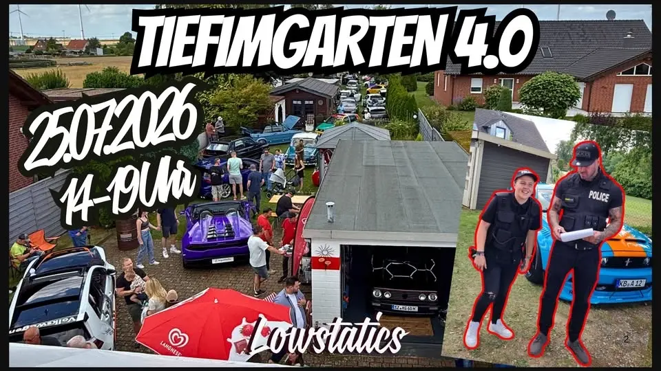TIEF IM GARTEN 4.0 MEET&BBQ by Lowstatics