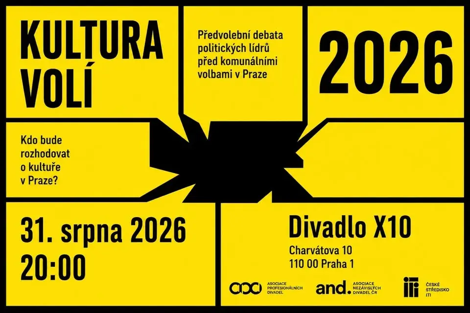 Kultura volí 2026 - předvolební debata před komunálkami v Praze